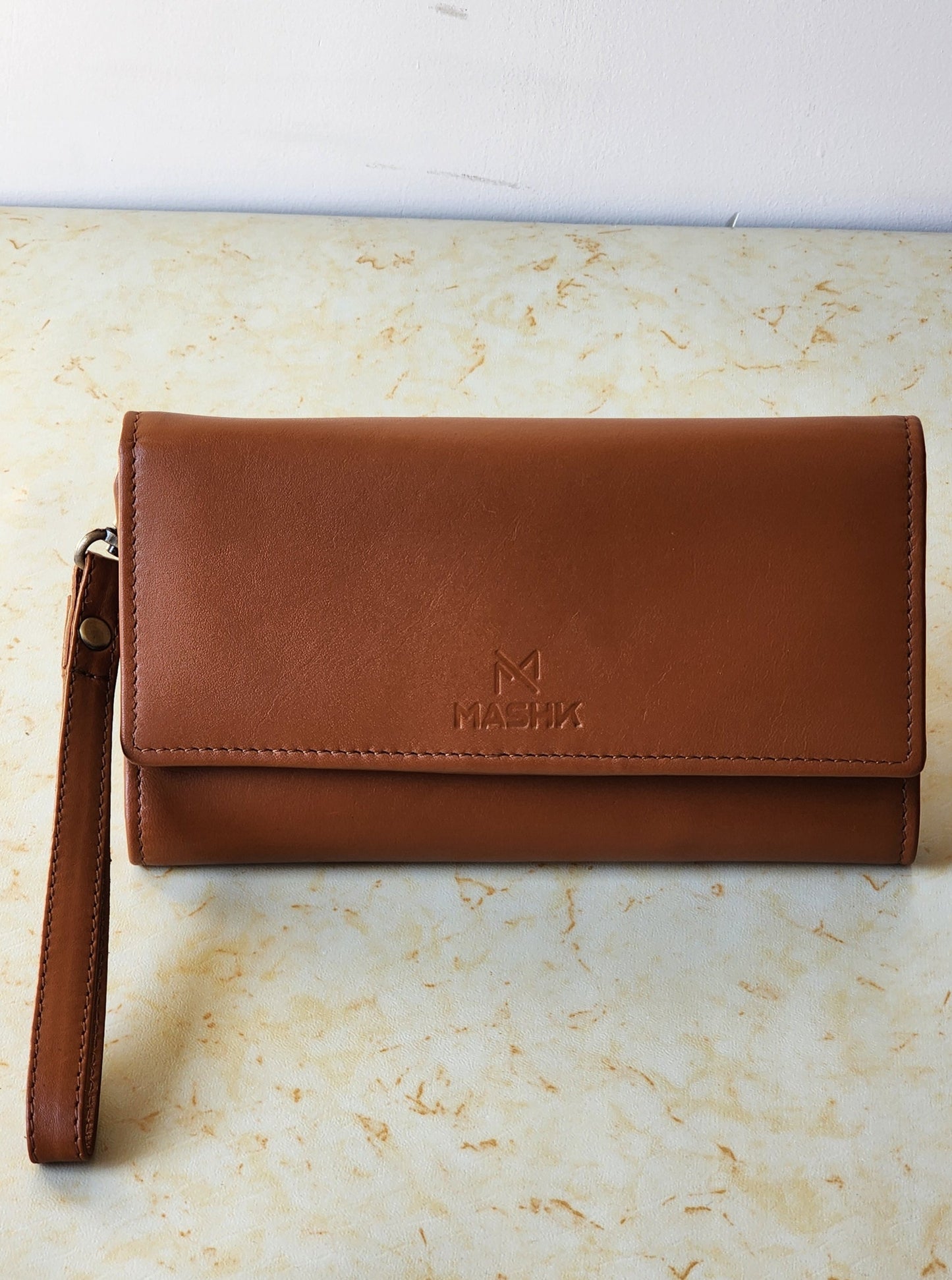 Eliza Clutch – Cognac