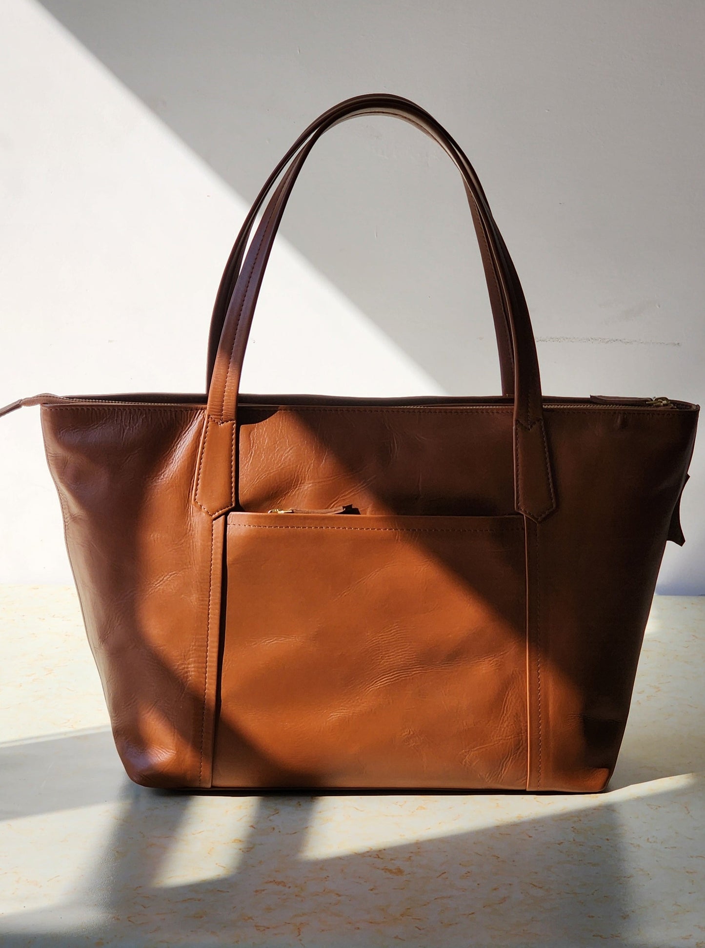 Diaz Tote – Cognac