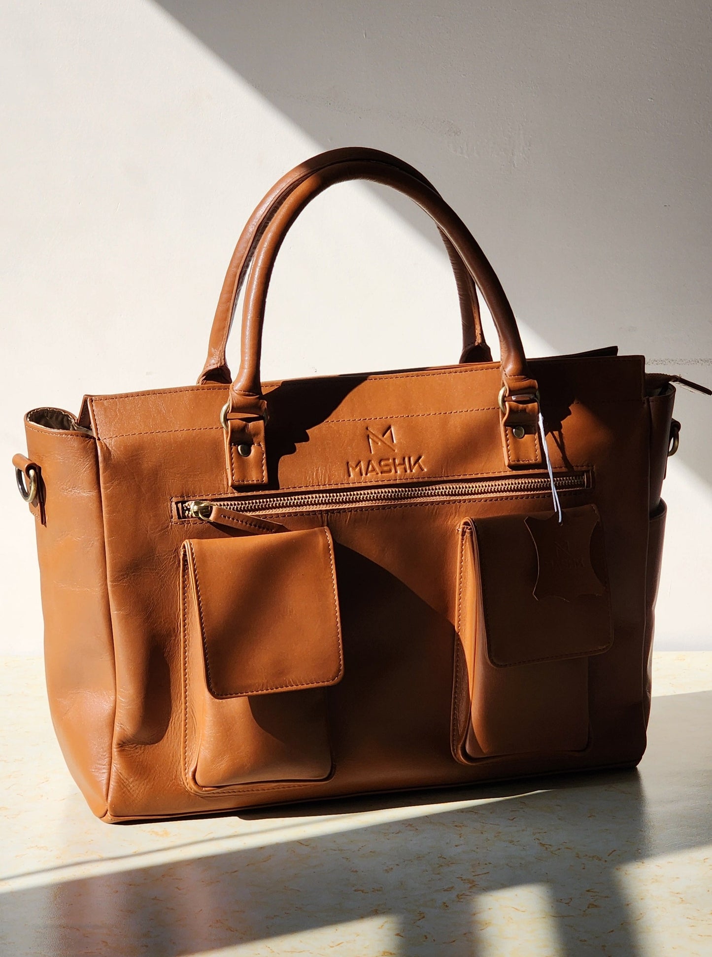 Olsen Tote – Cognac