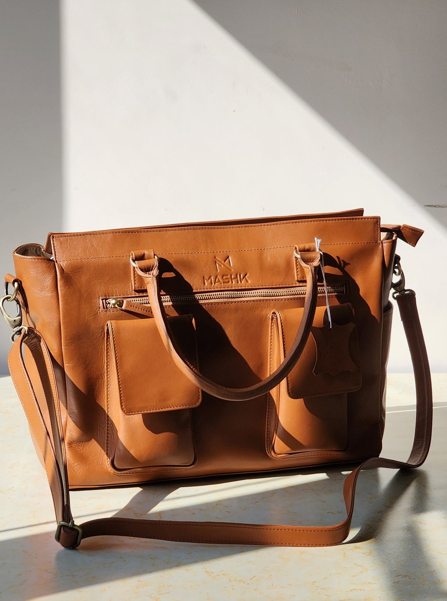 Olsen Tote – Cognac