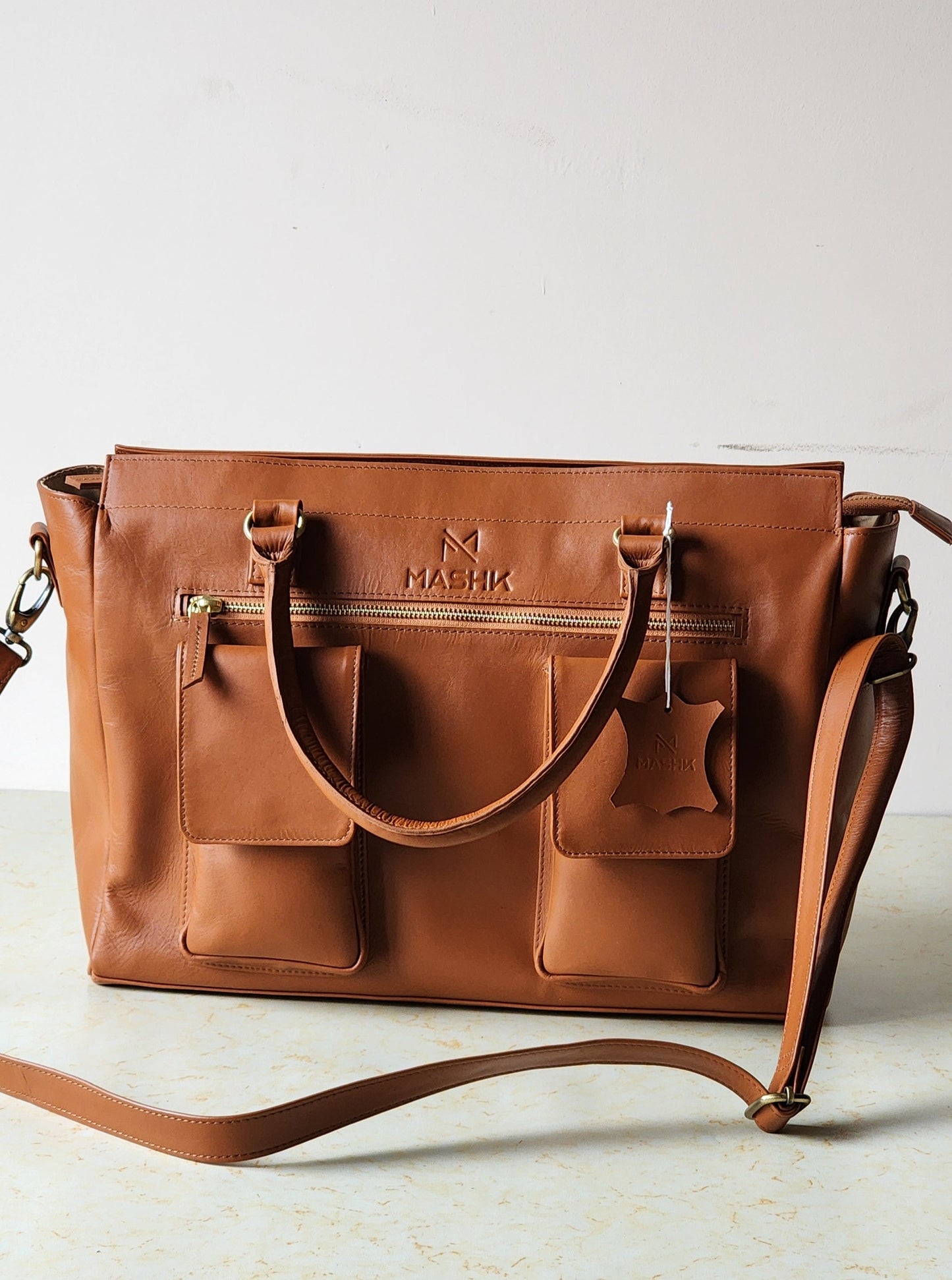 Olsen Tote – Cognac