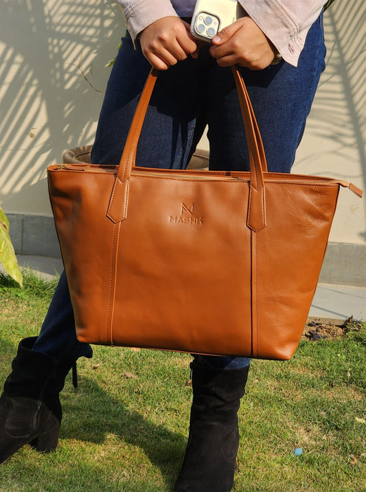 Diaz Tote – Cognac